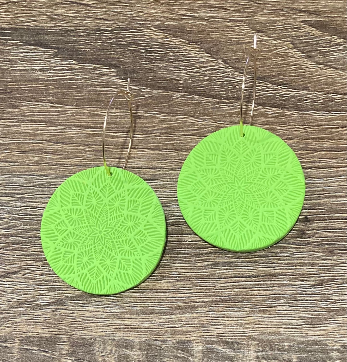 Sutton|Electric Lime|Statement Dangles